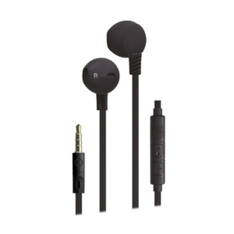 MUVIT CALIFORNIA EARPHONE CABLE PLAT JACK NOIR