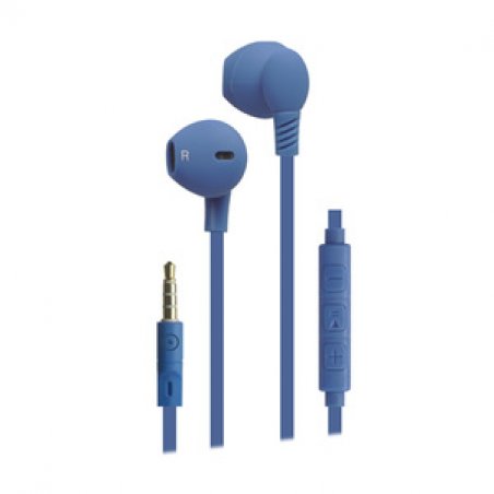 MUVIT CALIFORNIA EARPHONE CABLE PLAT JACK BLEU