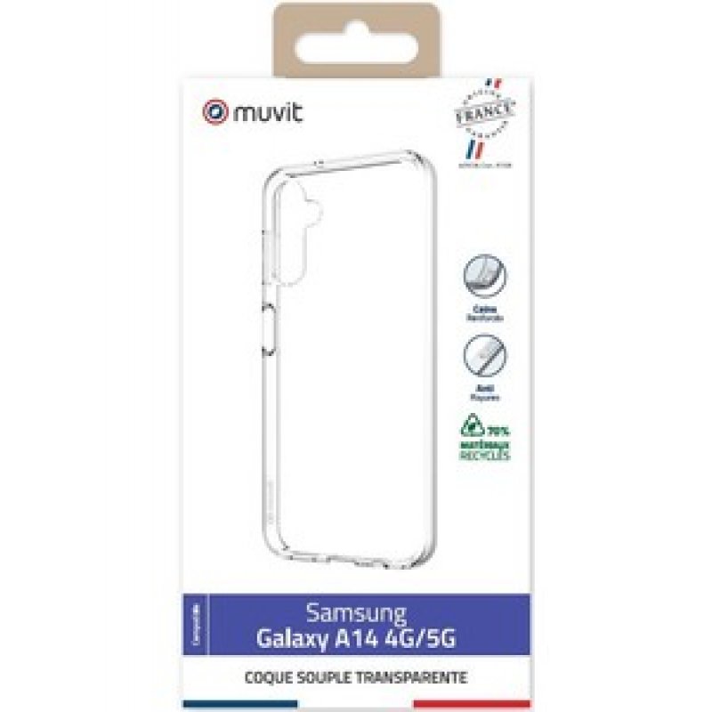 COQUE TRANSPARENTE RECYCLEE SAMSUNG GALAXY A14 4G/5G