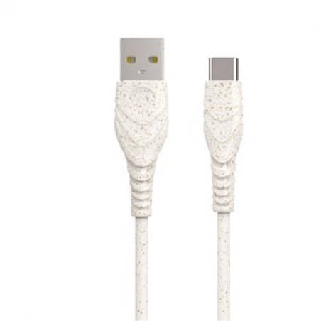 VRAC CABLE USB-A USB-C 1M BLANC