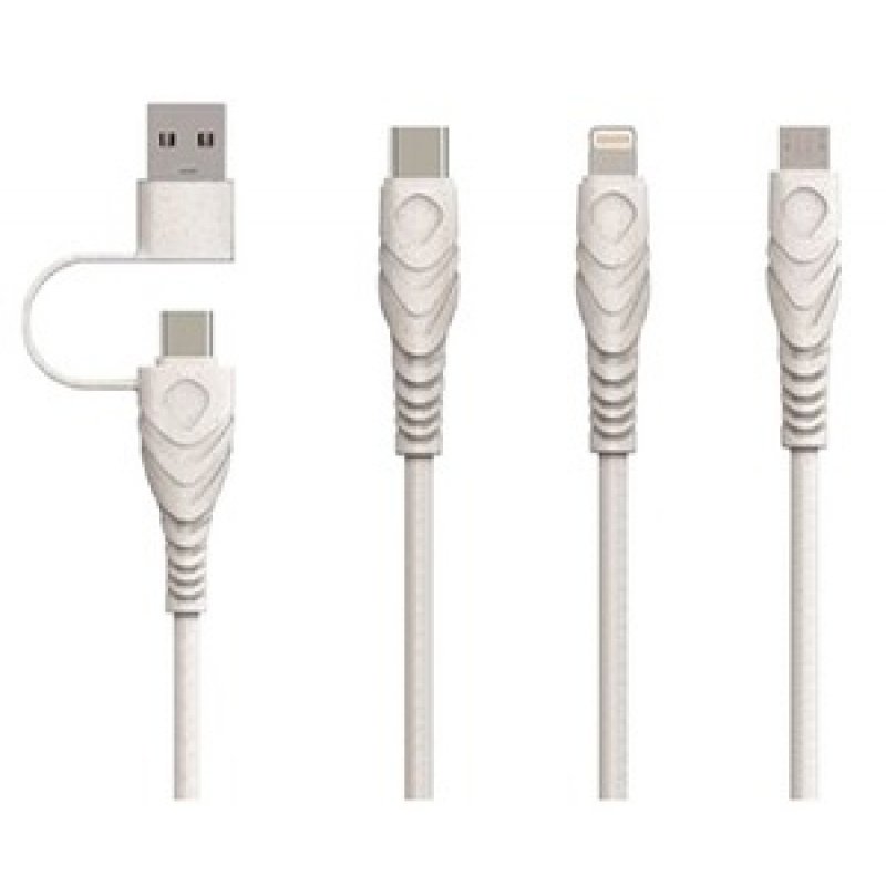 VRAC CABLE 5 EN 1 1M BLANC