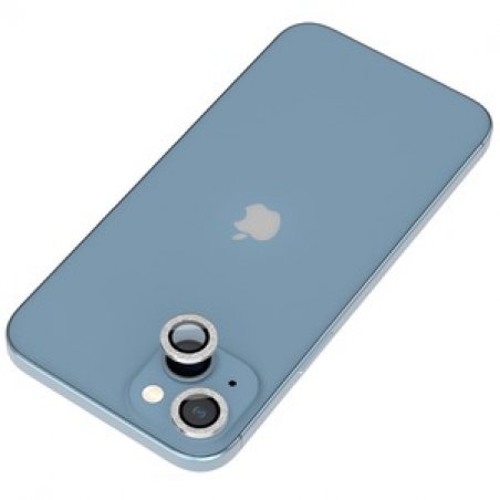 CAMERA RINGS ARGENT DIAMANT IPHONE 14/IPHONE 14 PLUS