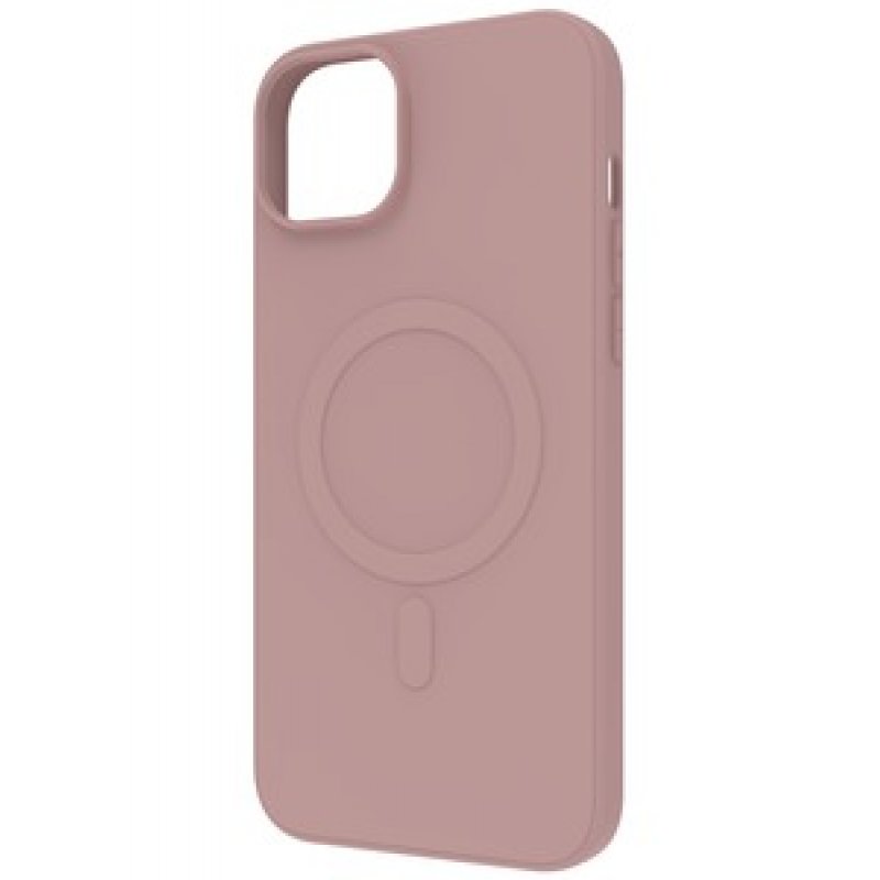 MAGSAFE SOFT TOUCH ROSE POUDRE IPHONE 15 PLUS