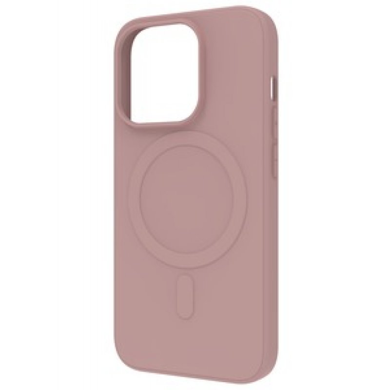 MAGSAFE SOFT TOUCH ROSE POUDRE IPHONE 15 PRO