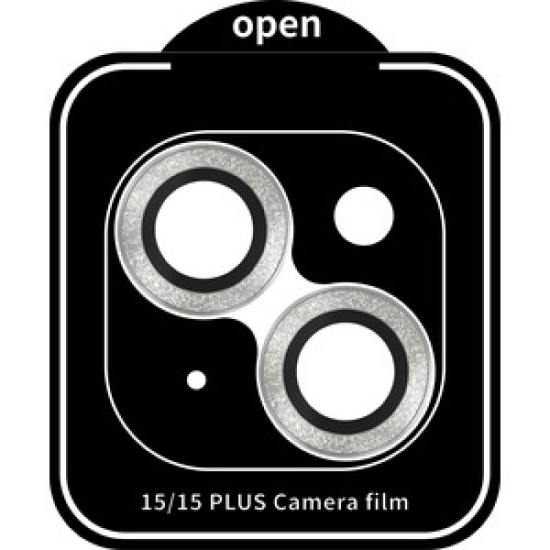 CAMERA RINGS SILVER DIAMOND IPHONE 15/15 PLUS