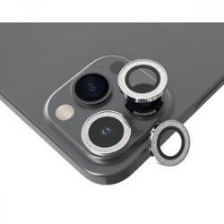 CAMERA RINGS SILVER DIAMOND IPHONE 15 PRO/15 PRO MAX