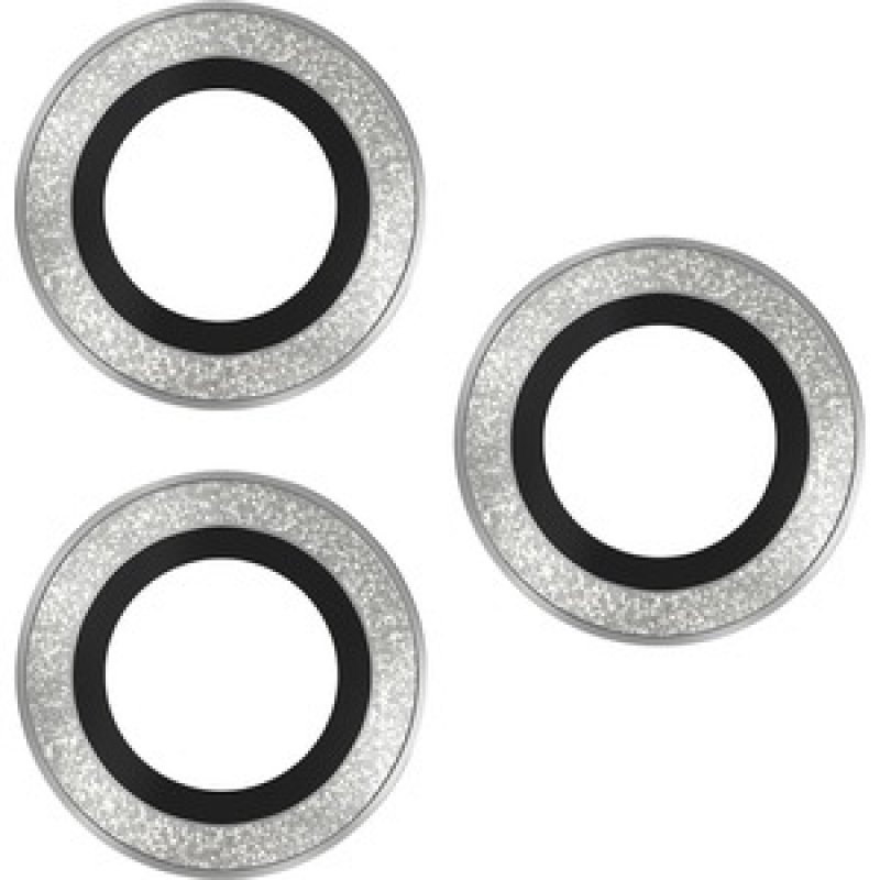 CAMERA RINGS SILVER DIAMOND IPHONE 15 PRO/15 PRO MAX