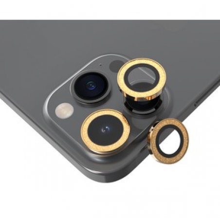 CAMERA RINGS GOLD DIAMOND IPHONE 15 PRO/15 PRO MAX