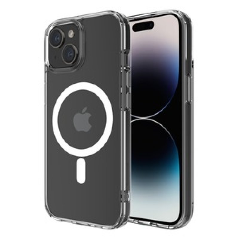 COQUE HYBRID FORCE SNAP (MAGSAFE) TRANSPARENTE IPHONE 15 PLUS