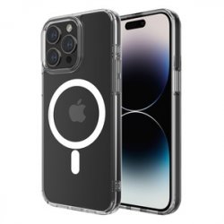 COQUE HYBRID FORCE SNAP (MAGSAFE) TRANSPARENTE IPHONE 15 PRO MAX