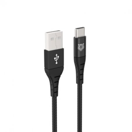 TIGER POWER LITE CABLE RENFORCE USB-A USB-C 1,2M NOIR