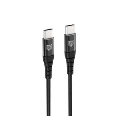 TIGER POWER LITE CABLE RENFORCE USB-C USB-C 1,2M NOIR