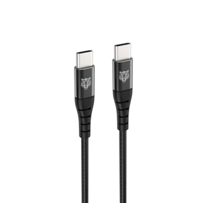 TIGER POWER LITE CABLE RENFORCE USB-C USB-C 2M NOIR