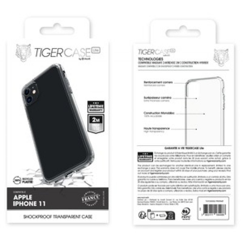 TIGER CASE LITE FRANCE COQUE TRANSPARENTE 2M IPHONE 11