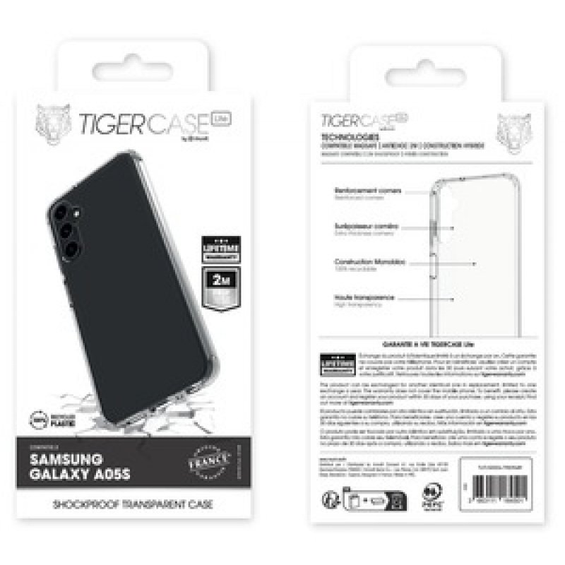 TIGER CASE LITE FRANCE COQUE TRANSPARENTE 2M SAMSUNG GALAXY A05S