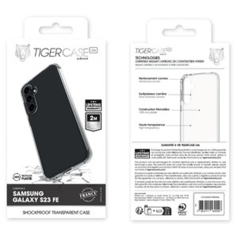 TIGER CASE LITE FRANCE COQUE TRANSPARENTE 2M SAMSUNG GALAXY S23 FE