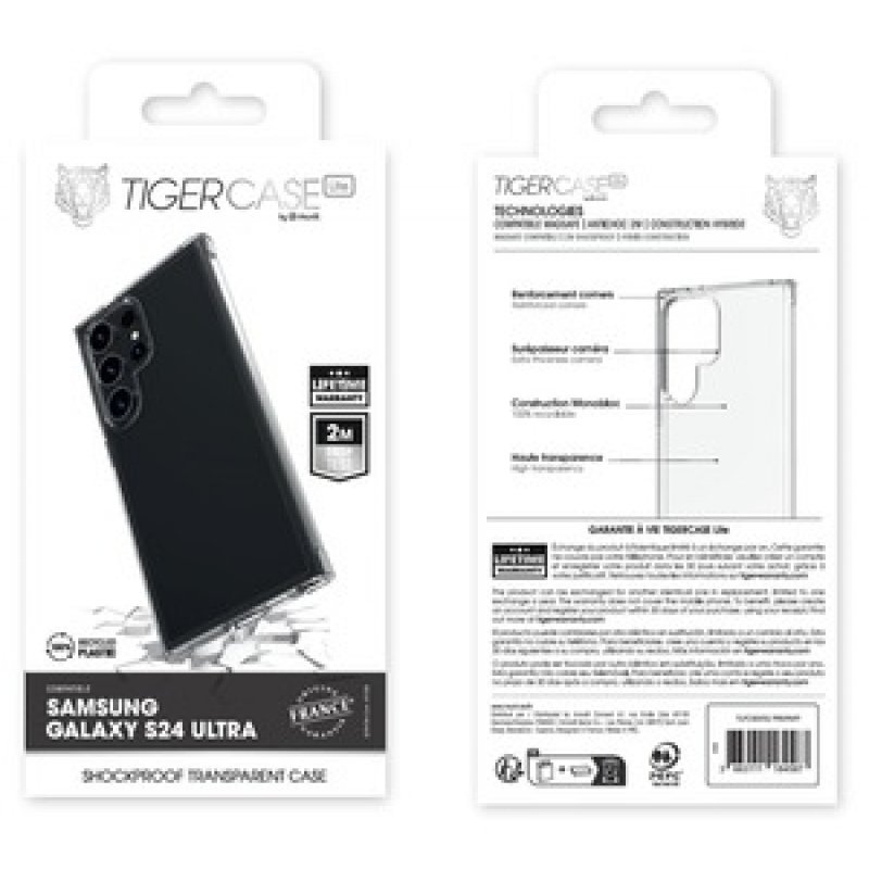 TIGER CASE LITE FRANCE COQUE TRANSPARENTE 2M SAMSUNG GALAXY S24 ULTRA