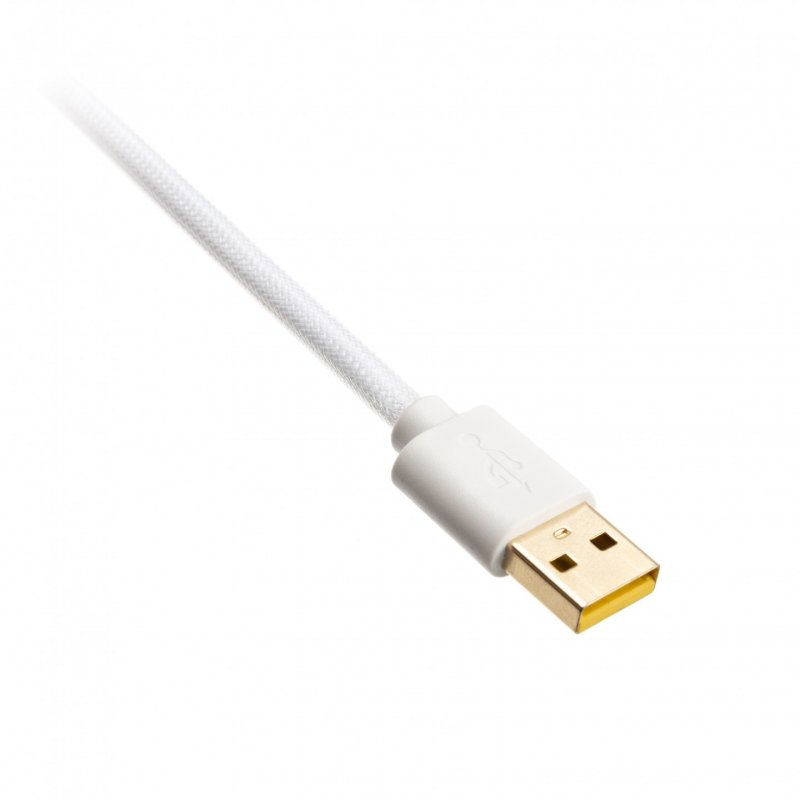 Ducky Coiled Cable - White Edition