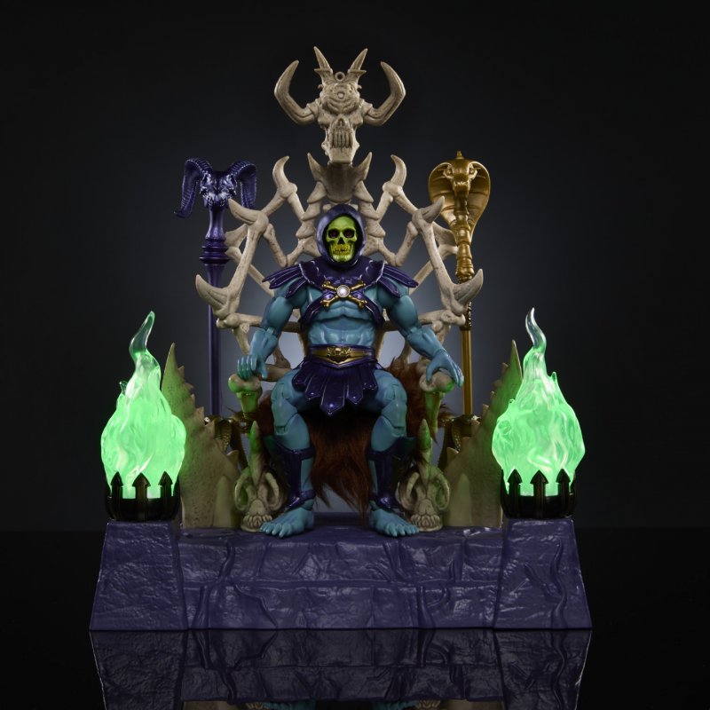 Masters of the Universer Masterverse Skeletor und Havoc Thron