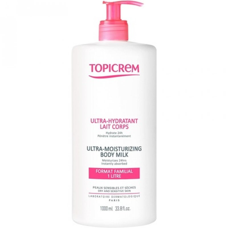 Topicrem UH Leche Ultra Hidratante Corporal 1000 ml Lait Unisexe