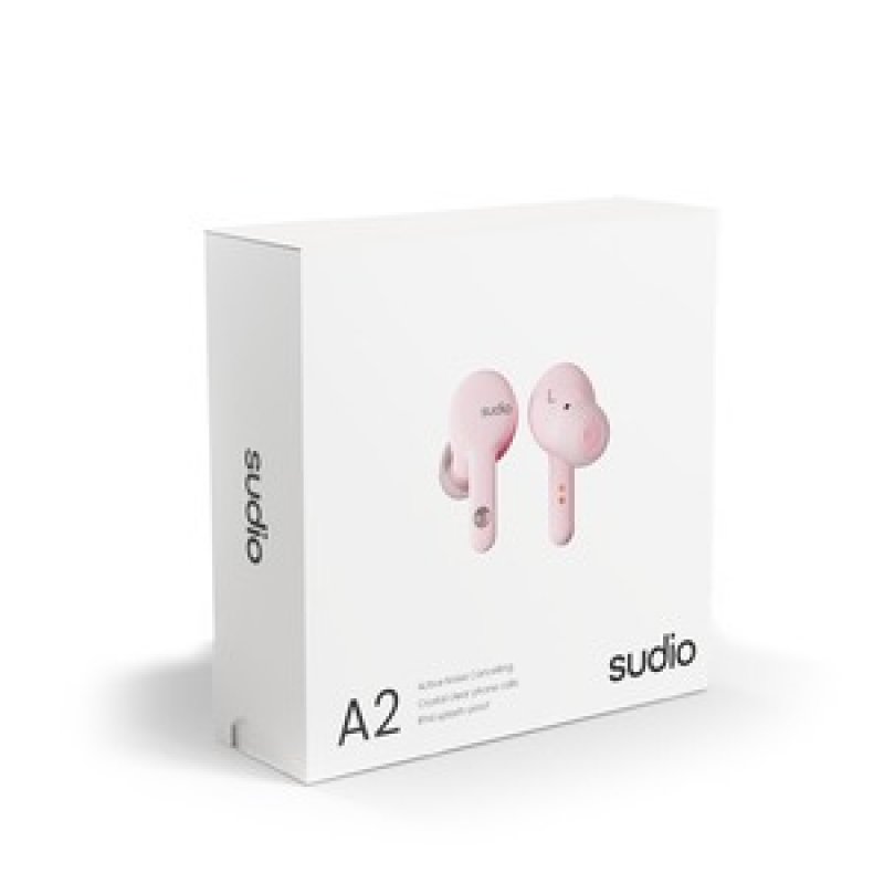 Sudio A2PNK headphones/headset True Wireless Stereo (TWS) In-ear Calls/Music USB Type-C Bluetooth Pink