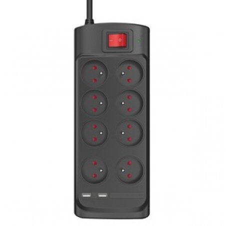 POWER PARAFOUDRE PARASURTENSEUR 8 AC/2 USB-A FR