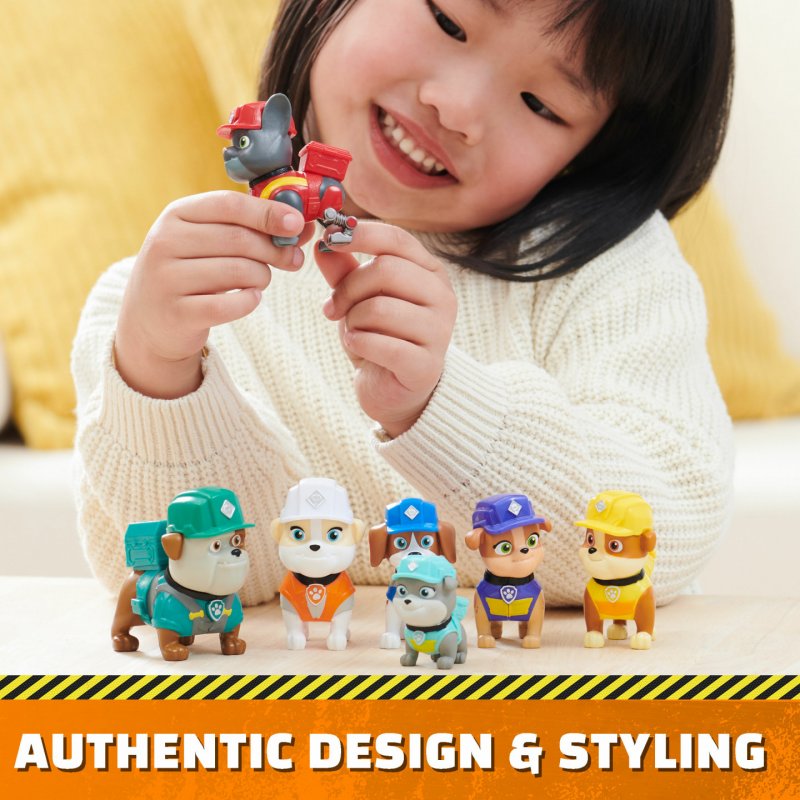 Rubble & Crew - Spielfiguren-Geschenkset mit 7 Hundefiguren