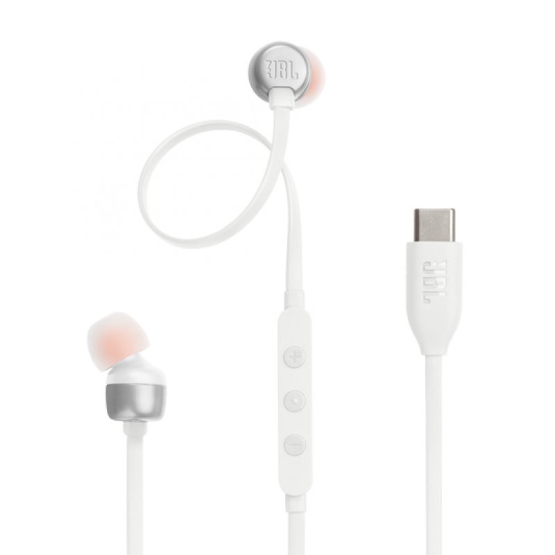 JBL Tune 310C Headset Wired In-ear Calls/Music USB Type-C White
