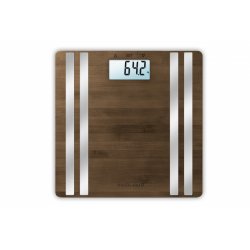 Medisana BS 552 Rectangle Bamboo, Silver Electronic personal scale