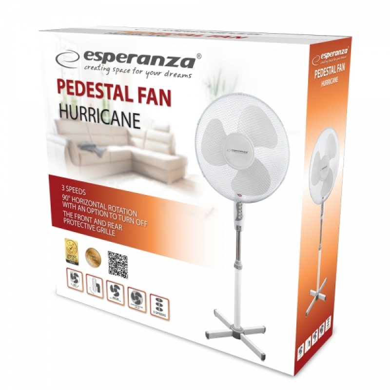 Esperanza EHF001WW ventilateur Blanc