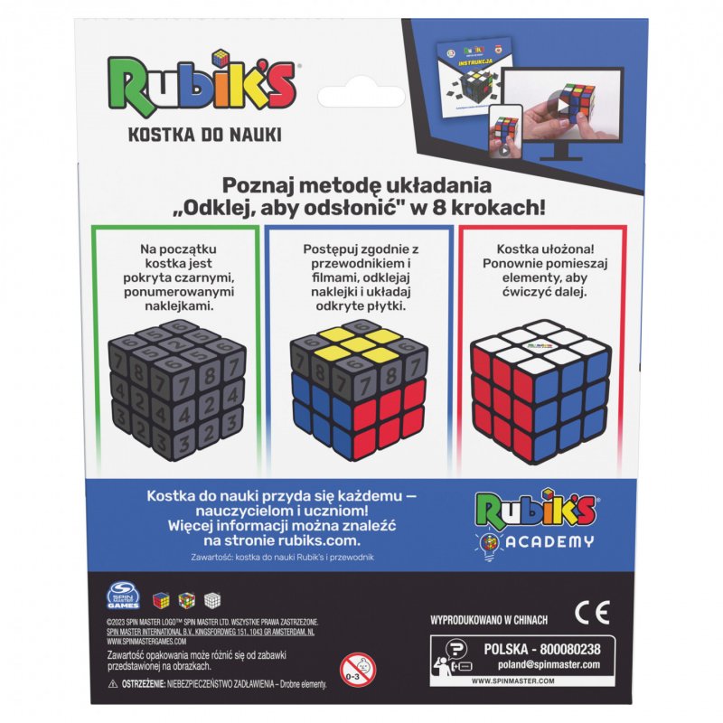 Spin Master Rubik's - Coach Cube 3x3
