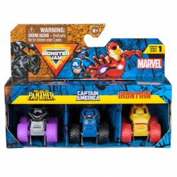 Spin Master Monster Jam - Mini 3er-Pack Marvel