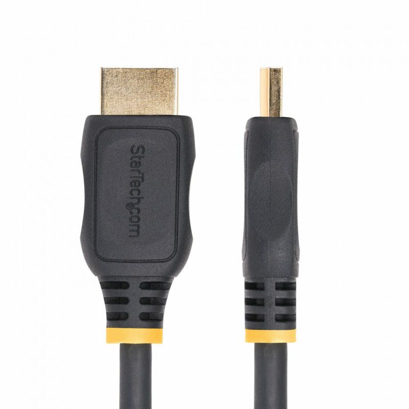 StarTech.com 18in (0.5m) HDMI 2.0 Extension Cable, High Speed HDMI Port Saver Cable, 4K 60Hz, HDMI Male to Female