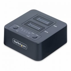 StarTech.com 1:1 M.2 NVMe Drive Duplicator, Standalone M.2 SSD Cloner/Copier up to 90GBpm, USB 3.2 20Gbps M.2 Dual-Bay
