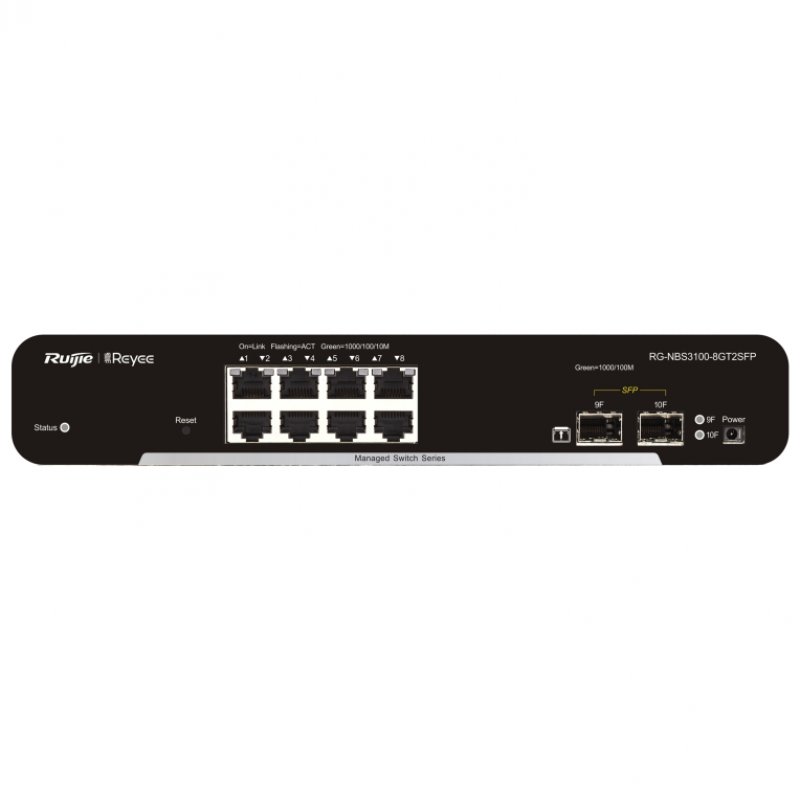 SWITCH RUIJIE REYEE RG-NBS3100-8GT2SFP 5-PORT 10/100 MBPS DESKTOP SWITCH