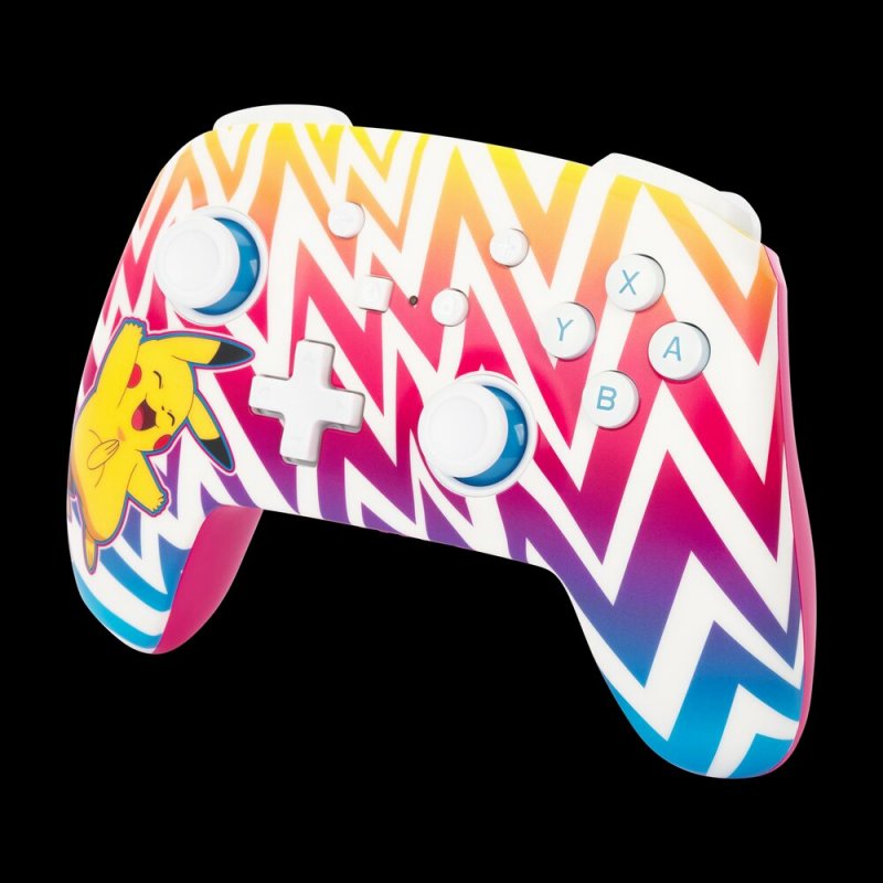 Manette de jeu sans fil PowerA Enhanced Pikachu Vibrant pour Nintendo Switch