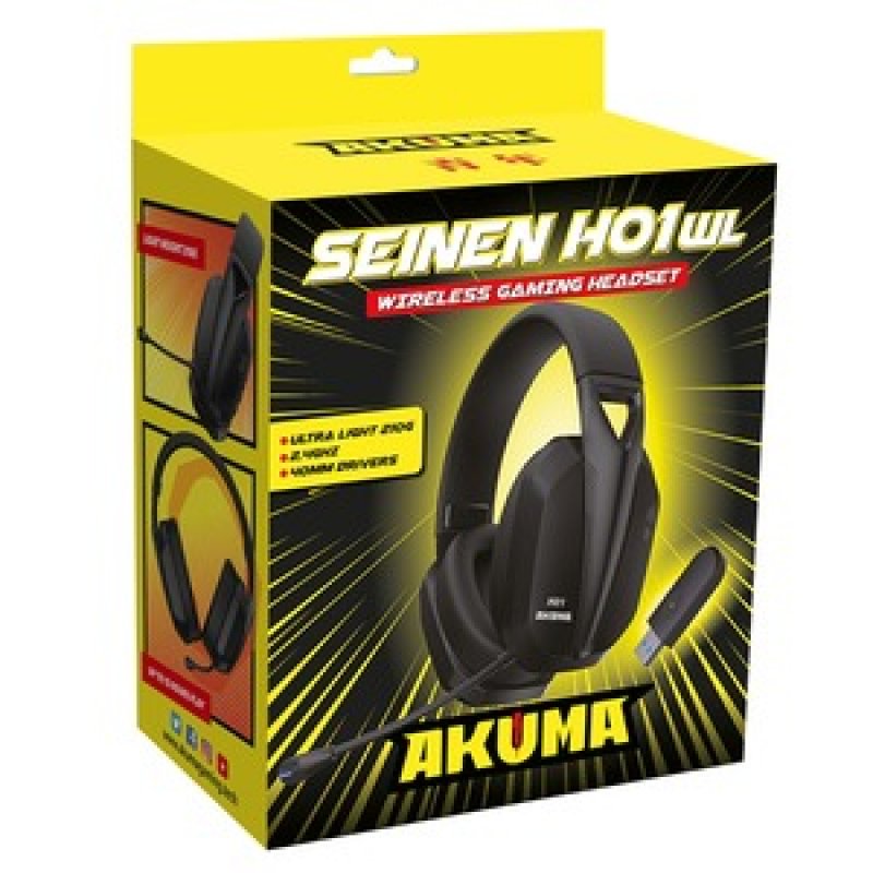 CASQUE GAMING SANS FIL SEINEN H01 NOIR