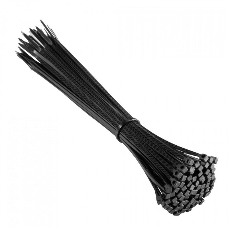 Ewent EW1564 serre-câbles Attache-câble à entrée parallèle Nylon Noir 100 pièce(s)