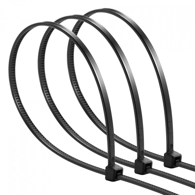 Ewent EW1564 cable tie Parallel entry cable tie Nylon Black 100 pc(s)