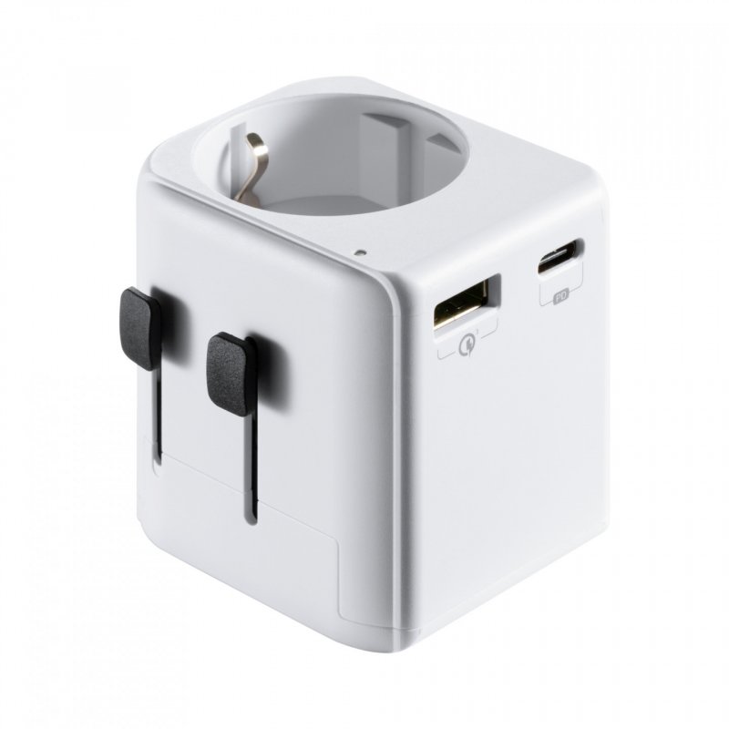 Ewent EW1472 power plug adapter Universal White
