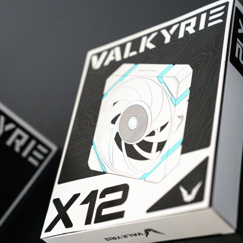 Valkyrie VK-FANX12RW computer cooling system Computer case Fan Black