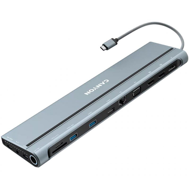 Canyon DS-90 USB 3.2 Gen 1 (3.1 Gen 1) Type-C Grey