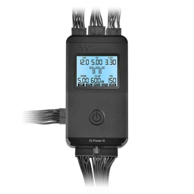 Thermaltake Dr. Power III testeur d'alimentation Noir