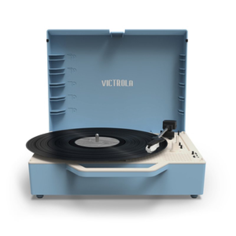 RE-SPIN PLATINE VINYLE ECO CONCUE BLEU