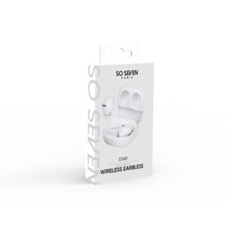 EARBUDS BLUETOOTH STAR BLANC