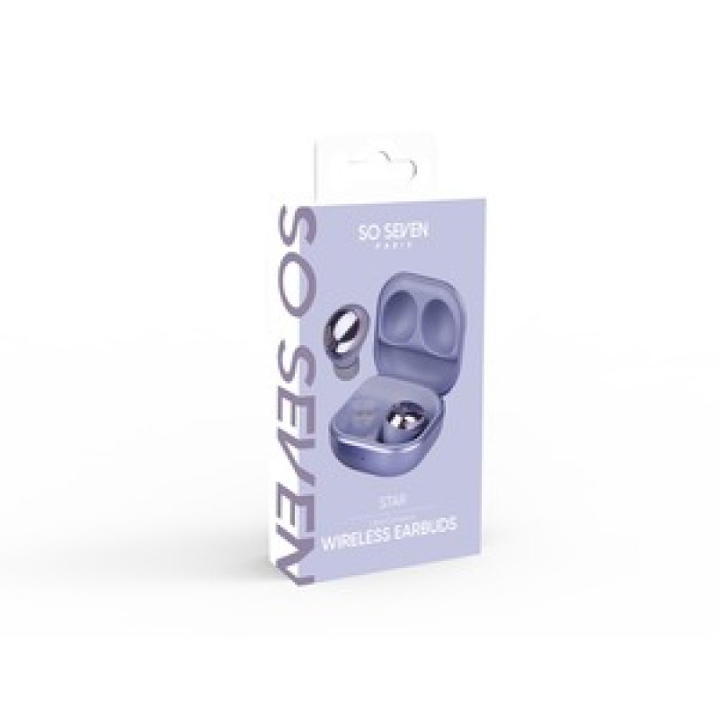 EARBUDS BLUETOOTH STAR LAVANDE