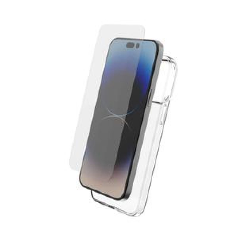 PACK COQUE SOUPLE VERRE TREMPE IPHONE 15 PRO