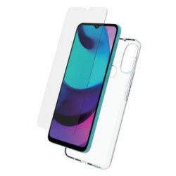 STARTER PACK COQUE SOUPLE VERRE TREMPE MOTOROLA E20