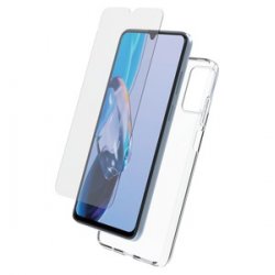 STARTER PACK COQUE SOUPLE VERRE TREMPE MOTOROLA E22