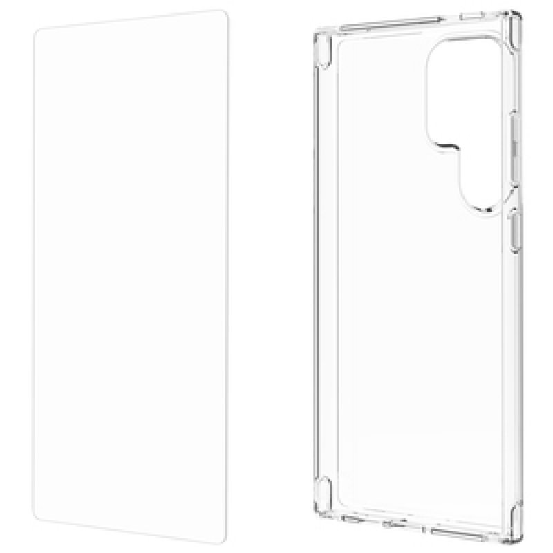 PACK COQUE SOUPLE VERRE TREMPE SAMSUNG GALAXY S24 ULTRA